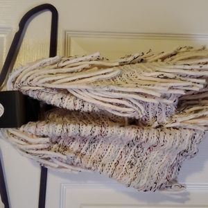 Cream color infinity scarf